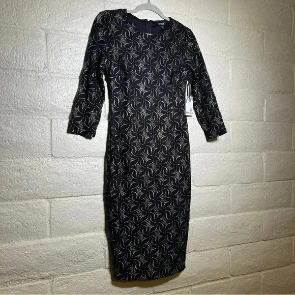 NWT-Kensie Dresses  Color: Black/Gold size: 2 - Picture 3 of 8